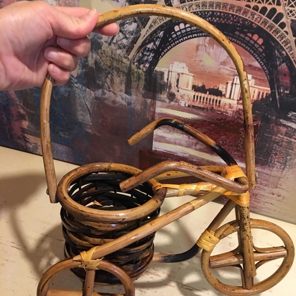 Vintage Ratan Bike W/Handle - Picture 2 of 12